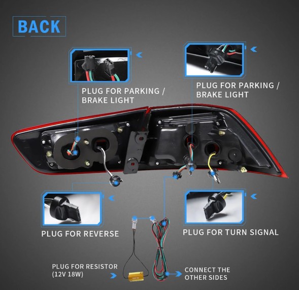 VLAND LDMI11 mhm Світильники тиль ne kpl Vland Led Bar Неон Діоди Тюнінг Mitsubishi Lancer VIII 8