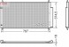 Denso DCN40025 Конденсатор honda oe civic ix 13-
