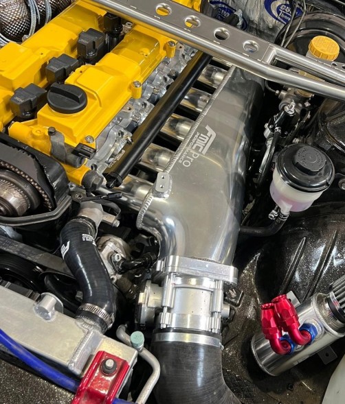 Китай DBW-INTAKE83-A-V2 Перехідник дросельної заслінки V2 83 мм MZR Garage Audi 4.2 V8