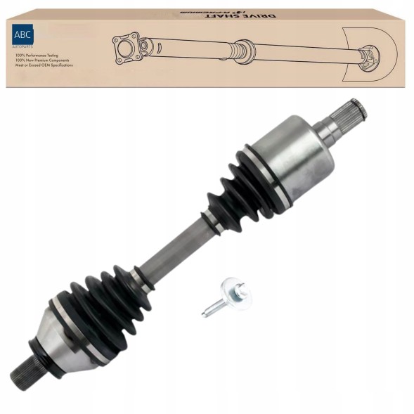 Китай abc-05.09c/25 ПІВВІСЬ ЛІВА VOLVO S60 II S80 II V70 III V60 D3 D4 D5 T6 АВТОМАТ