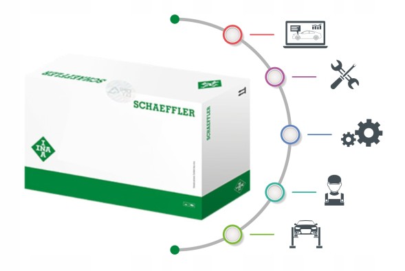 Шефлер І.НА 534 0299 10 Schaeffler ina 534 0299 10 натягувач клинового ременя багаторівковий