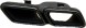 Mercedes-Benz OE KONCOWKA RURY WYDECHOWEJ CZARNY POLYSK MERCEDES GLE W167 C W205 S W217 W222 SL W231 GLE W292 63 AMG 0E КОНЦОВКА ВИХЛОПНОЇ ТРУБИ ЧОРНИЙ ПОЛІСК MERCEDES GLE W167 C W205 63 AMG OE