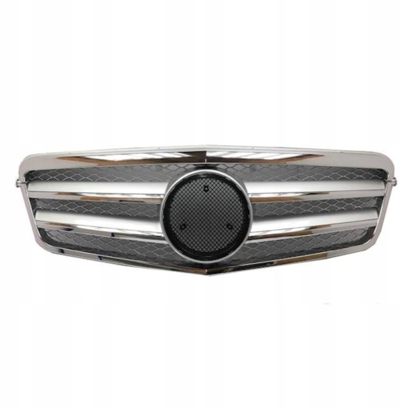 AutoDor D000099 MERCEDES E KLASA W212 2009-2013 РЕШІТКА РАДІАТОРА ХРОМ СРІБЛЯСТА БЕЗ ЕМБЛЕМИ