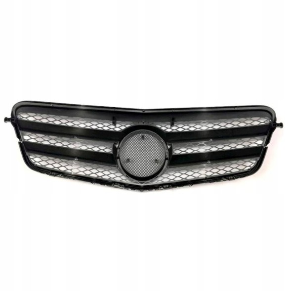 AutoDor D000099 MERCEDES E KLASA W212 2009-2013 РЕШІТКА РАДІАТОРА ХРОМ СРІБЛЯСТА БЕЗ ЕМБЛЕМИ