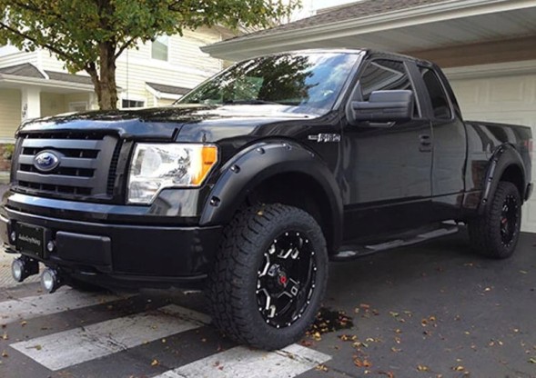Китай 2009 2010 2011 2012 2013 2014 Розширювачі колісних арок Ford F-150 2009-2014, стиль Pocket Style