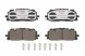 Brembo P 85 165X Brembo p 85 165x набір гальмівних колодок, дискові гальма