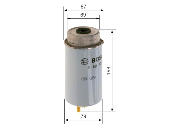 F026402079 BOSCH Фільтр паливний