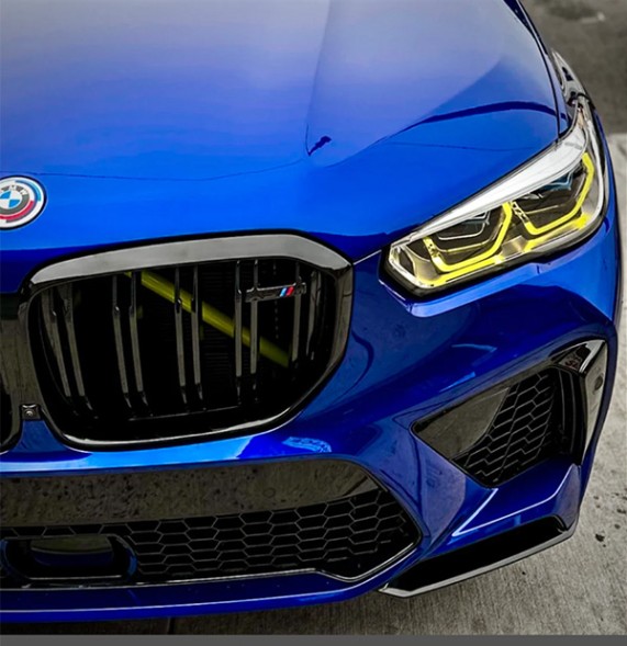 Китай DRL F95/F96/G05/G06 LASER Модуль DRL CSL ЖОВТИЙ для BMW X5 G05, X6 G06, X5M F95, X6M F96 2019-23 LASER