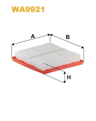WA9921 WIX FILTERS Фільтр повітряний
