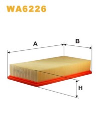 WA6226 WIX FILTERS Фільтр повітряний