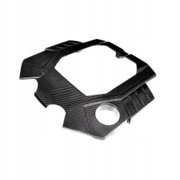Eventuri EVE-C8RS6-CF-ENG Б/у кришка двигуна AUDI RS6 C8 4.0TT Black Carbon Engine Cover Gloss EVENTURI