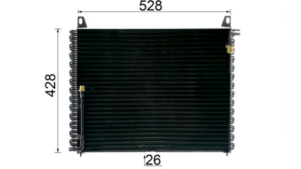 Mahle AC 656 000P Конденсатор, кондиціонер mahle ac 656 000p