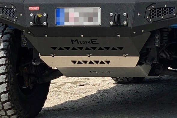 More4x4 OPA018ZDFJ Алюмінієвий комплект захисту днища для Toyota FJ Cruiser до бампера MORE
