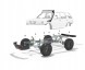 Китай Opel Frontera B Body Lift 50mm Lift 2 cale / wersja 5 drzwiowa ZL590 4x4 Opel Frontera B Body Lift 50мм Lift 2 дюйми / 5-дверна версія ZL590 4х4