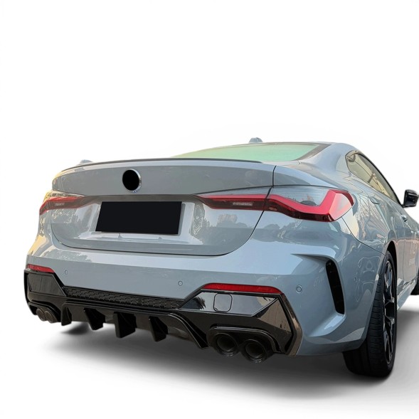 Китай Dyfuzor BMW G22 G23 MP Дифузор BMW G22 G23 Накладка Заднього Бампера Чорний Глянець M Pakiet MP Задній