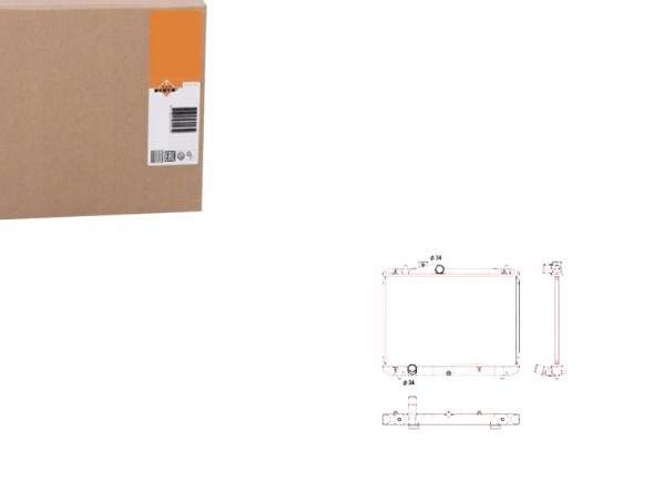 NRF PRO/53582 NRF Охолоджувач suzuki swift 1,3 1,5 1,6 05- nrf + помічник зіткнення #34