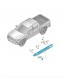 Volkswagen OE Volkswagen VW Amarok NF Накладка порога бокова ліва передня 2HJ854749