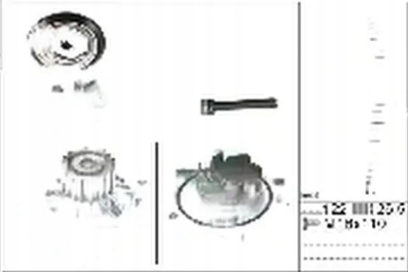 Шефлер І.НА 530 0175 31 Комплект грм + водяний насос 530 0175 31 ina