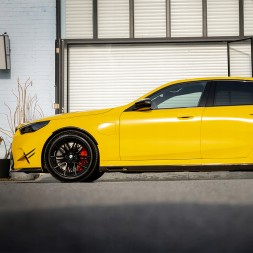 Китай T-490 Карбонові накладки на молдинги під пороги для BMW M5 G90/G99 в стилі SQ-A
