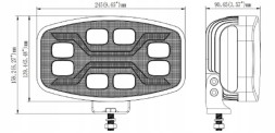 CHINA DRV9469LZ Лавета допомога галогени далекосяжні денні світло strobo led 12/24v