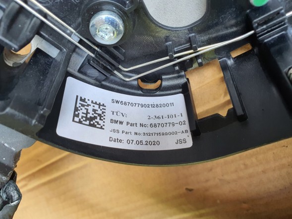BMW OE Шкіряне кермо New BMW i3 6870779