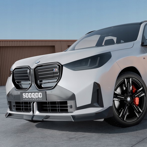 Китай T-534 Карбоновий спліттер переднього бампера в стилі SOOQOO для BMW X3 G45