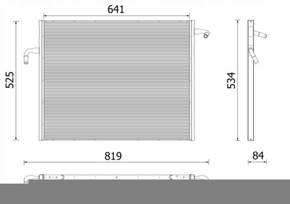 Mahle CR 2606 000P Радіатор, система охолодження двигуна mahle cr 2606 000p