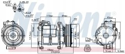 Nissens 89084 Компресор кондиціонера 89084 nissens