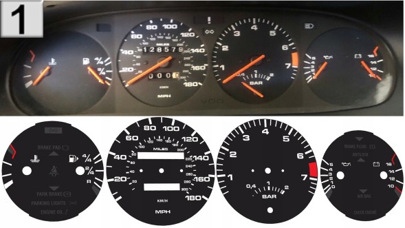 Moman 0089688082256 PORSCHE 928 944 циферблати заміна на годинники