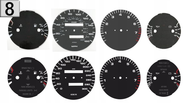 Moman 0089688082256 PORSCHE 928 944 циферблати заміна на годинники