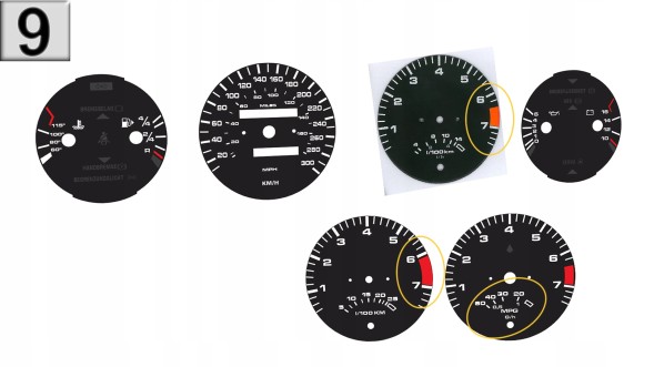 Moman 0089688082256 PORSCHE 928 944 циферблати заміна на годинники