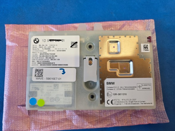 BMW OE MODUŁ TELEMATIC ATM (3) BMW G20 G26 G30 G05 G06 G12 U06 U11 5B616E7 5B576A6 NOWY ! quali21022026 ТЕЛЕМАТИЧНИЙ МОДУЛЬ ATM BOX (3) BMW G20 G26 G30 G05 G12 U06 U11 5B616E7 5B576A6