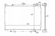 NRF 59114 Охолоджувач двигуна (ручний) nissan pick up, terrano i 2.4/3.0 01.90-02.98
