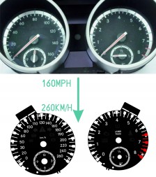 Moman 0089688091135 Mercedes-Benz R171 SLK 350 160Mph-260Kmh в зборі з заводською контррамою