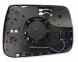 Ultra Power 68402095AA 68402037AA 68402093AA Lewe LS Дзеркало скло вкладиш ліве Dodge Ram 1500 2500 DT 2019-2024 з датчиком сліпої зони