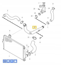 Volvo OE 30794888 Трубка інтеркулера volvo 2,4d s60 v70 xc70 xc90 30794888