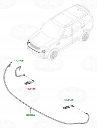 Land Rover OE Форсунка омивача правої фари Discovery V L462 LR083135
