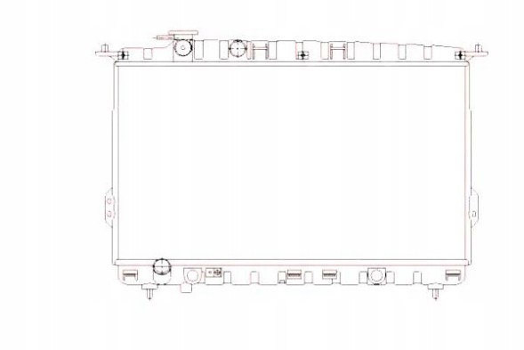 NRF NRF53642(iMOTO) Охолоджувач hyundai grandeur 98 nrf + набір водія #37