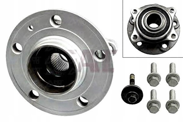 Schaeffler FAG 713 6602 10 Підшипник колеса з маточиною передньої л/п (з маточиною) (28х136х76) volvo s60 i, s80 i,