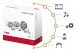 Schaeffler FAG 713 6602 10 Підшипник колеса з маточиною передньої л/п (з маточиною) (28х136х76) volvo s60 i, s80 i,