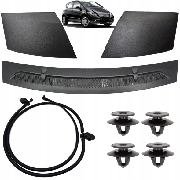 112&amp;tech A1698300075 A1698300175 A1698600492 Нижня панель передньої частини Mercedes Benz B-клас W245 зі шлангом омивача 2005-2011