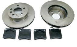 GT-Parts 004733 024721 Диски х2 + колодки VW TRANSPORTER IV T4 92-96 ВЕНТИЛЬ