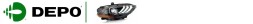 Abakus 221-1154R-LDEM2 Фара hyundai i30 2007- чорна права depo
