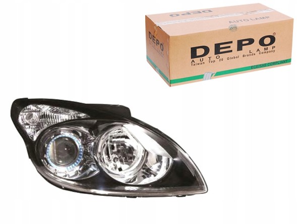 Abakus 221-1154R-LDEM2 Фара hyundai i30 2007- чорна права depo
