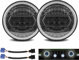 CHINA 7'' REFLEKTOR LAMPA LED PRZEDNIA MOTOCYKL 300W x 2 Світлодіодні фари для wrangler 300w x 2