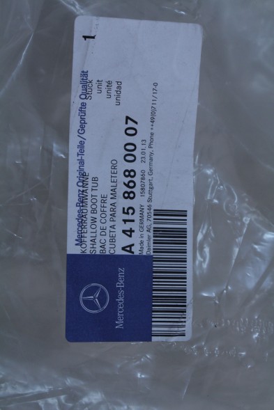 Mercedes-Benz OE КИЛИМОК В БАГАЖНИК MERCEDES CITAN W415 A4158680007