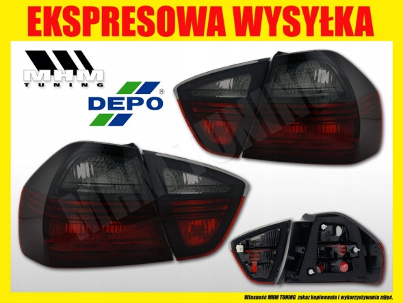 Depo LTBM31 MHM Світильники тилові Тюнінг Red Smoke Bmw 3 e90 седан 2005-08