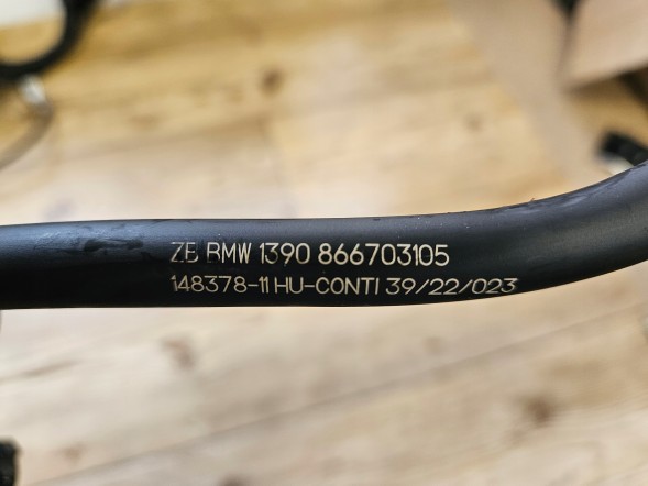 BMW OE 11158693006 8693006 13908667031 8667031 ТРУБКА ВЕНТИЛЯЦІЇ з шнуром BMW G20 G24 G01 G02 G05 G06 КОМПЛЕКТ