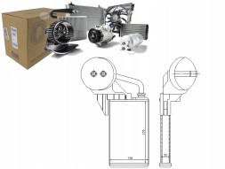 Nissens 72207 NIS/ZS Обігрівач (235х146х32) rvi mascott nissan inters + пакет водія #2