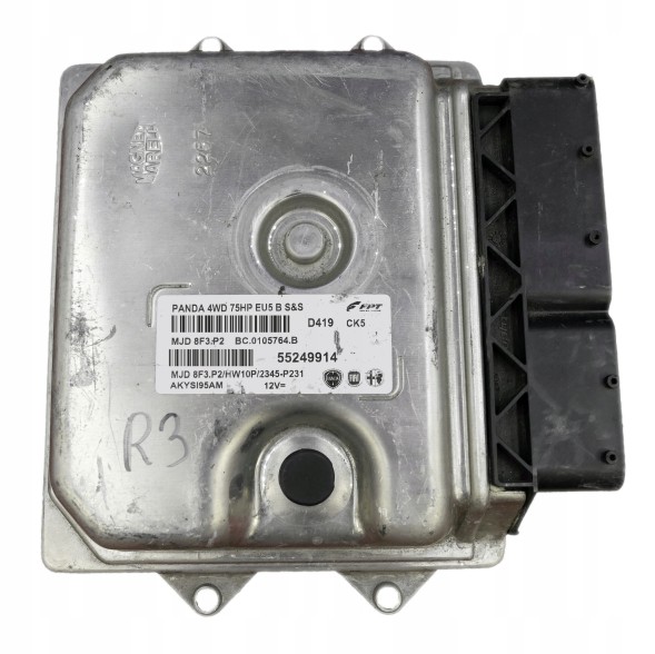 Magneti 55249914 MJD8F3P2 БЛОК КЕРУВАННЯ FIAT PANDA 1.3 55249914 MJD8F3.P2 + ПРОГРАМУВАННЯ